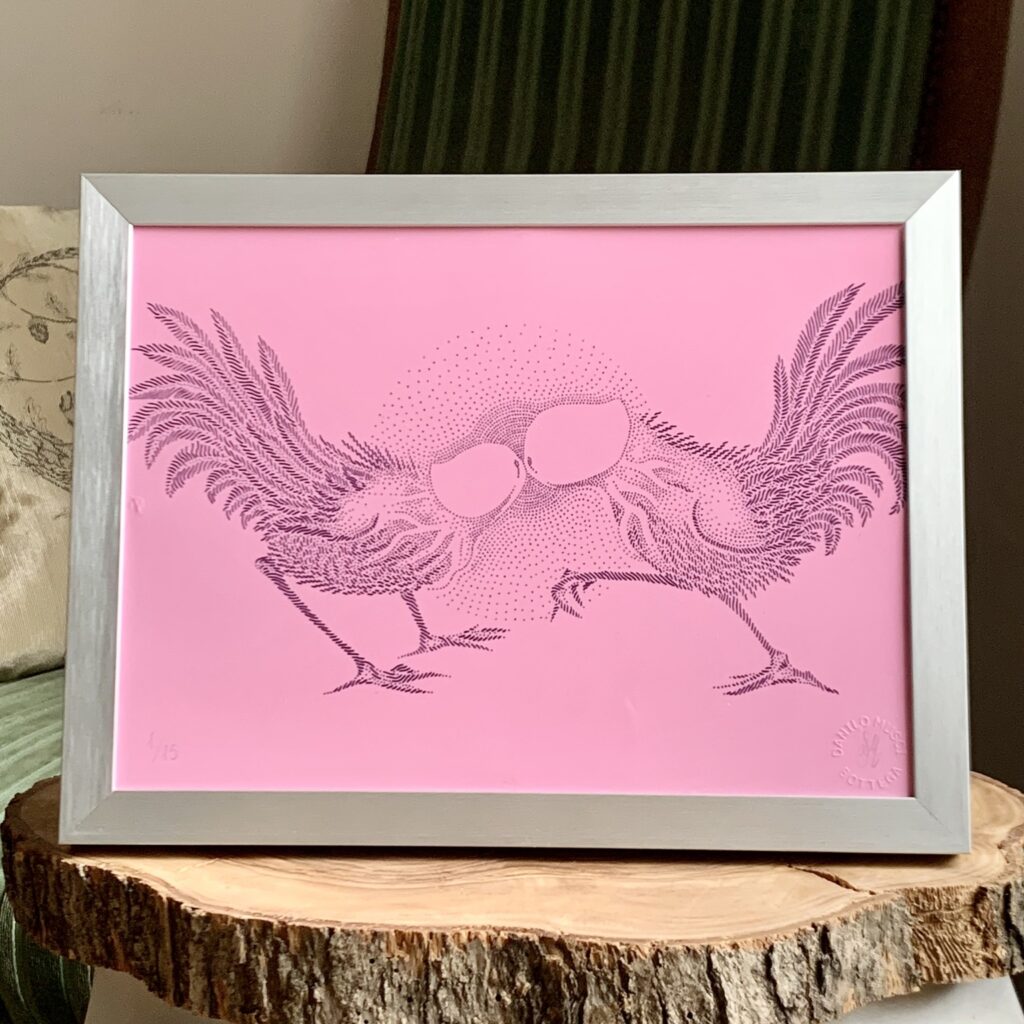 Fighting cocks